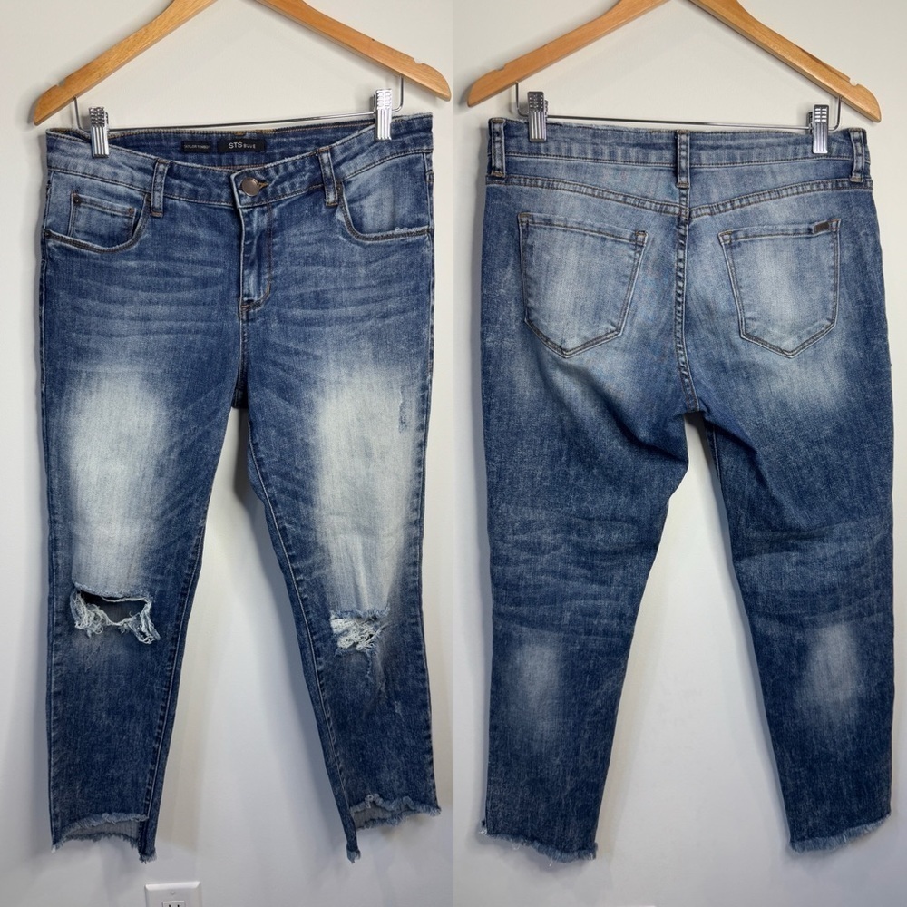 STS Taylor Tomboy Distressed Raw Hem Women’s Jeans (28)